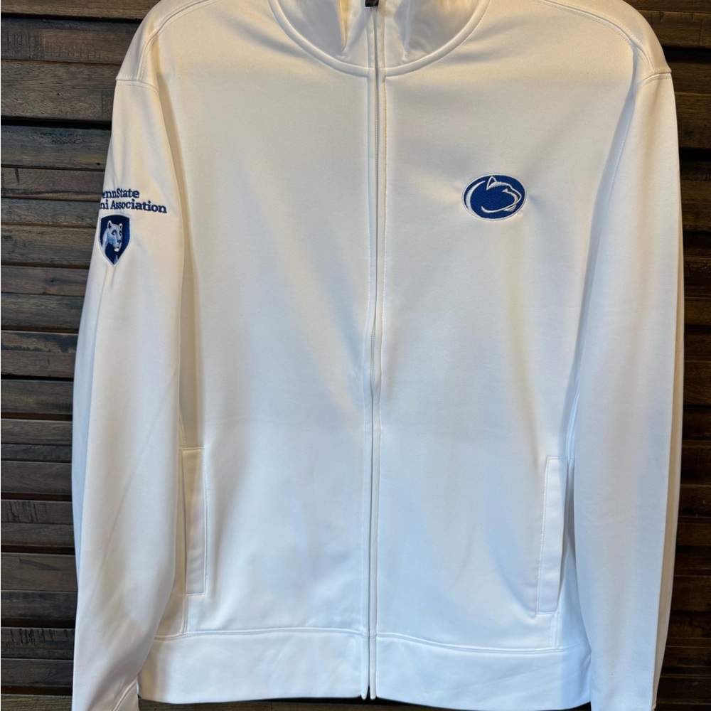 Penn State Alumni Association PSU Chick-Fil-A Peach Bowl White Full Zip Jacket
